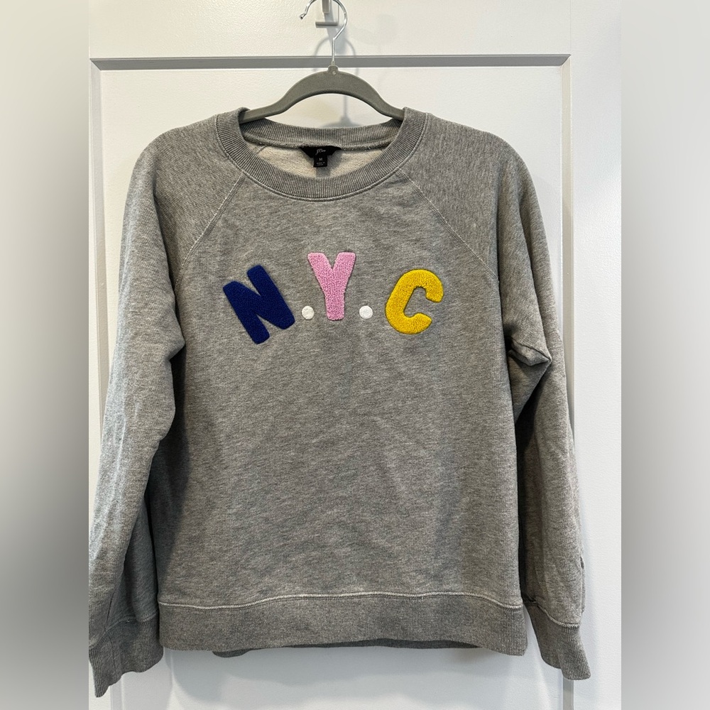Gray NYC Graphic Women's Sweater